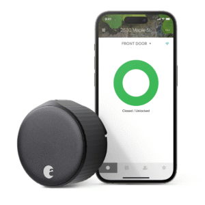 August Home AUG SL05-M01-G01 August Wi-Fi, (4th Generation) Smart Lock, Matte Black